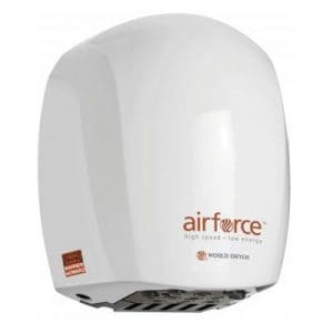 Airforce hand dryer in white