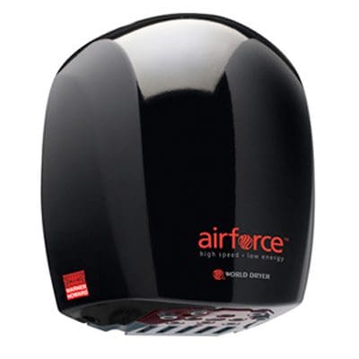Airforce-black-large Airforce hand dryer in black