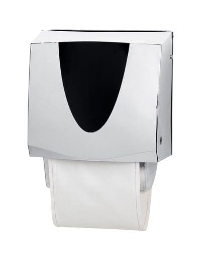 Premier silver and black cotton towel dispenser