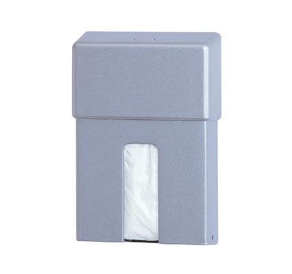 Sanitary bag dispenser in grey finish