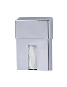 Ladysafe Disposal Bag Dispenser Premium Bright Chrome Sanitary bag dispenser in chrome finish