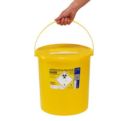 Extra large sharps disposal bin